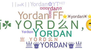 နာမ်မြောက်မည့်အမည် - Yordan