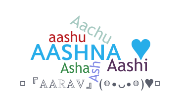 နာမ်မြောက်မည့်အမည် - Aashna