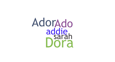 နာမ်မြောက်မည့်အမည် - Adora