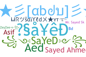 နာမ်မြောက်မည့်အမည် - Sayed