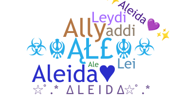 နာမ်မြောက်မည့်အမည် - Aleida