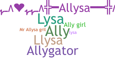 နာမ်မြောက်မည့်အမည် - Allysa