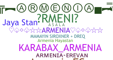 နာမ်မြောက်မည့်အမည် - armenia