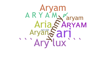 နာမ်မြောက်မည့်အမည် - Aryam