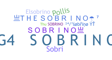 နာမ်မြောက်မည့်အမည် - Sobrino