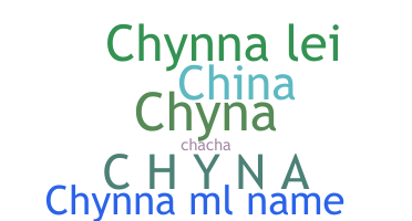 နာမ်မြောက်မည့်အမည် - Chynna