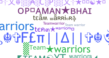 နာမ်မြောက်မည့်အမည် - TeamWarriors