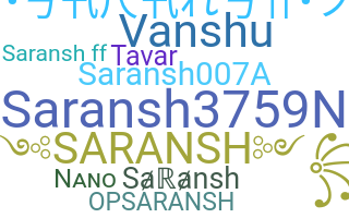 နာမ်မြောက်မည့်အမည် - Saransh