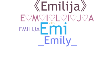 နာမ်မြောက်မည့်အမည် - Emilija