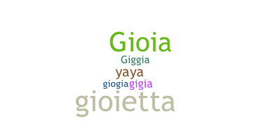 နာမ်မြောက်မည့်အမည် - Gioia