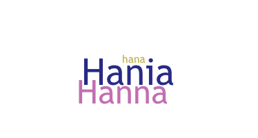 နာမ်မြောက်မည့်အမည် - Hania