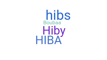 နာမ်မြောက်မည့်အမည် - Hiba