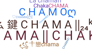 နာမ်မြောက်မည့်အမည် - Chama