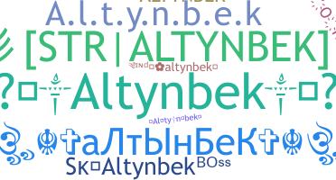 နာမ်မြောက်မည့်အမည် - Altynbek