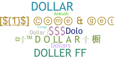 နာမ်မြောက်မည့်အမည် - Dollar