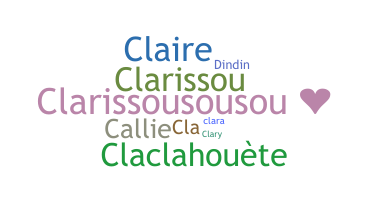 နာမ်မြောက်မည့်အမည် - Clarisse