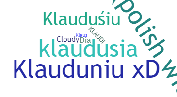 နာမ်မြောက်မည့်အမည် - Klaudia