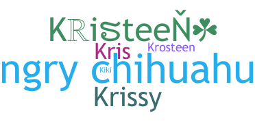 နာမ်မြောက်မည့်အမည် - Kristeen