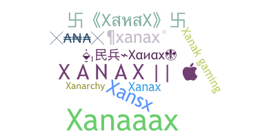 နာမ်မြောက်မည့်အမည် - XANAX