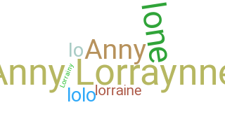 နာမ်မြောက်မည့်အမည် - Lorraine