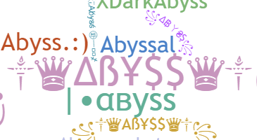နာမ်မြောက်မည့်အမည် - Abyss