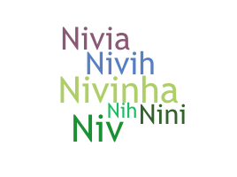 နာမ်မြောက်မည့်အမည် - Nivia