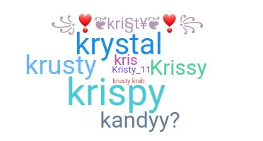 နာမ်မြောက်မည့်အမည် - Kristy