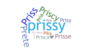 နာမ်မြောက်မည့်အမည် - Prisca