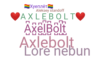 နာမ်မြောက်မည့်အမည် - axlebolt