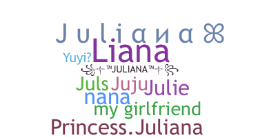 နာမ်မြောက်မည့်အမည် - Juliana