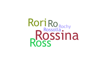 နာမ်မြောက်မည့်အမည် - Rossana