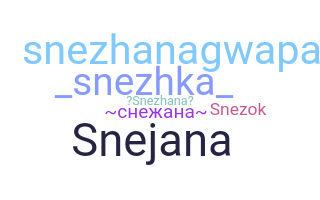 နာမ်မြောက်မည့်အမည် - Snezhana