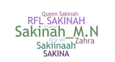 နာမ်မြောက်မည့်အမည် - Sakinah
