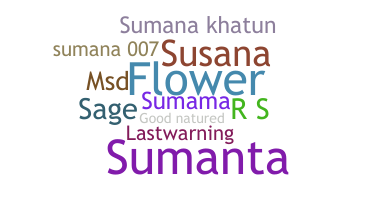 နာမ်မြောက်မည့်အမည် - Sumana