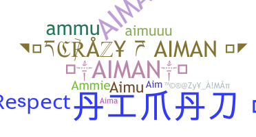 နာမ်မြောက်မည့်အမည် - Aiman