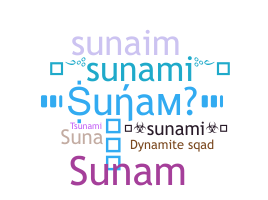 နာမ်မြောက်မည့်အမည် - Sunami