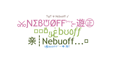 နာမ်မြောက်မည့်အမည် - Nebuoff