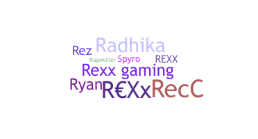 နာမ်မြောက်မည့်အမည် - Rexx
