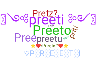နာမ်မြောက်မည့်အမည် - Preeti