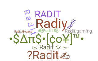 နာမ်မြောက်မည့်အမည် - Radit