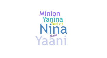 နာမ်မြောက်မည့်အမည် - Yanina
