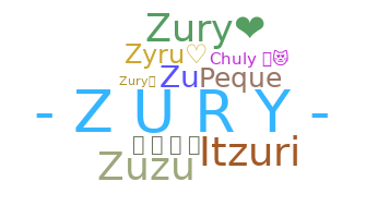 နာမ်မြောက်မည့်အမည် - Zury