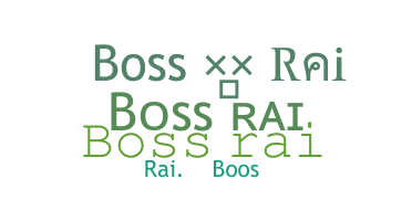 နာမ်မြောက်မည့်အမည် - BossRai
