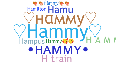 နာမ်မြောက်မည့်အမည် - Hammy