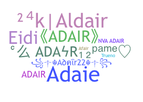နာမ်မြောက်မည့်အမည် - Adair