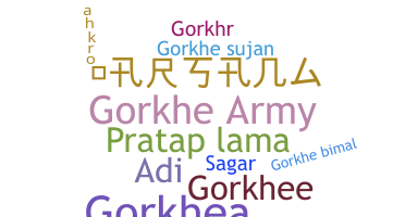 နာမ်မြောက်မည့်အမည် - Gorkhe