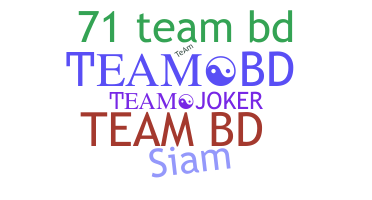 နာမ်မြောက်မည့်အမည် - teamBD
