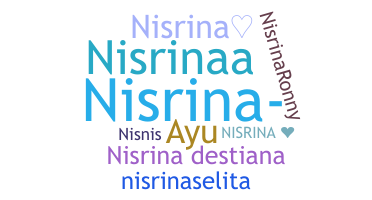 နာမ်မြောက်မည့်အမည် - Nisrina