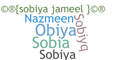 နာမ်မြောက်မည့်အမည် - Sobiya