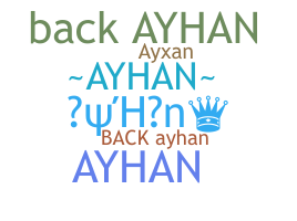နာမ်မြောက်မည့်အမည် - Ayhan